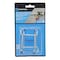 Crawford Crawford Zinc Plated Silver Steel 2 in. Peg Hooks 2 pk 18422 - alternate 2